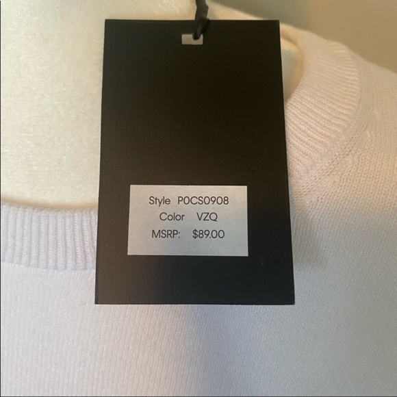 Dkny Tie Dye Lightweight Dolman Sweater - Picture 9 of 11